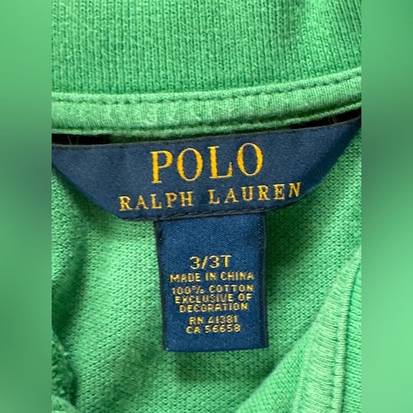Polo Ralph Lauren 3T Green Sleeveless Dress - Picture 2 of 3